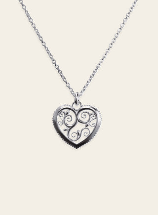 Hertta pendant, large, silver